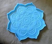 Molds - Mandala Tray Casting Molds - for Epoxy, Clay or other casting medium