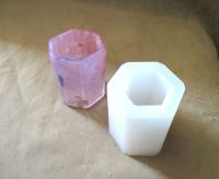 Mold - Cup Casting Mold - for Epoxy, Clay or other casting medium - trinket bowls, pencil holder, makeup brush holder, or for toothbrushes