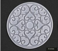 Molds - Mandala Tray Casting Molds - for Epoxy, Clay or other casting medium