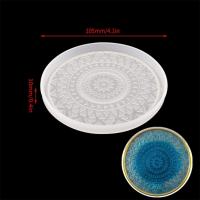 Molds - Mandala Tray Casting Molds - for Epoxy, Clay or other casting medium