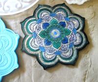 Molds - Mandala Tray Casting Molds - for Epoxy, Clay or other casting medium