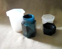 Mold - Jar Casting Mold - for Epoxy, Clay or other casting medium - Jar with screw top lid