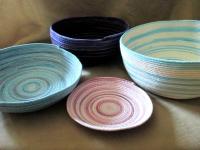 Rope Bowls,  Handmade Cotton Rope Bowls