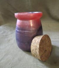 Handmade Jars with Cork - Resin Art - Stash Jar