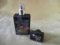 Floral Perfume Bottles, Spray Mister, Square Bottles, Flowers in Resin