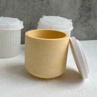 Mold - Candle Jar - Lid with Container - for Epoxy, Concrete, Clay or other casting medium