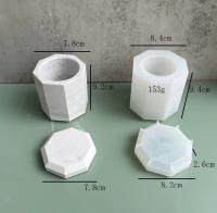 Mold - Large Candle Jar - Container or canister - for Epoxy, Concrete, Clay or other casting medium