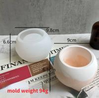 Mold - Candle Jar Casting Mold - for Concrete, Cement, Epoxy, Clay or other casting medium