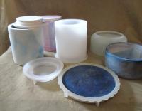 Mold - Candle Jar Casting Mold - for Concrete, Cement, Epoxy, Clay or other casting medium