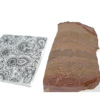 Paisley Mat Mold and Stamp - Texture for Clay, Polymer Clay, Resin and casting - Silicone Cling Stamp