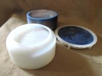 Mold - Candle Jar Casting Mold - for Concrete, Cement, Epoxy, Clay or other casting medium