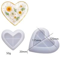 Molds - Heart Tray Casting Mold - for Epoxy, Clay or other casting medium