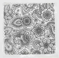 Paisley Mat Mold and Stamp - Texture for Clay, Polymer Clay, Resin and casting - Silicone Cling Stamp