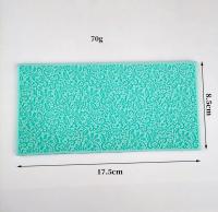 Silicone Floral Lace Mat Mold - Texture Stamp, Embossing Stamp - for use with Clay, Casting, for Soap, or Baking