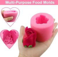 Molds - Rose Casting Molds - Multiple Sizes and types - for Baking, Candle Molds, for Epoxy, Clay or other casting medium