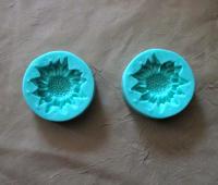 Small Floral Mold - Sunflower - for Resin, Clay, Casting and Baking, or for Soap or wax embeds
