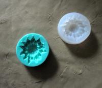 Small Floral Mold - Sunflower - for Resin, Clay, Casting and Baking, or for Soap or wax embeds