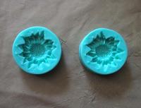 Small Floral Mold - Sunflower - for Resin, Clay, Casting and Baking, or for Soap or wax embeds