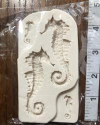 Seahorse Mold - Larger Seahorse Mold for resin, clay, casting, and baking