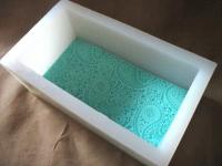 Mat Mold and Loaf Mold - Texture for Soap, Clay, Polymer Clay, Resin and casting - Silicone Paisley Lace Mat Mold