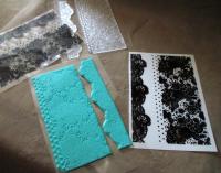 Mat Mold and Stamp - Texture for Clay, Polymer Clay, Resin and casting - Silicone Cling Stamp