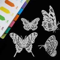 Butterfly Stamps - Silicone Cling Stamp - Texture Emossing Stamp