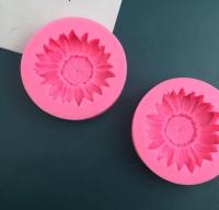 Small Floral Mold - Sunflower - for Resin, Clay, Casting and Baking, or for Soap or wax embeds