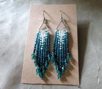 Beaded Fringe Earrings