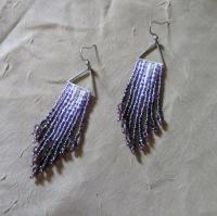 Beaded Fringe Earrings