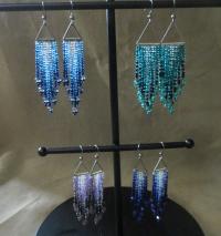 Beaded Fringe Earrings