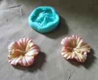 Small Floral Mold - Tropical Hibiscus Flower - for Resin, Clay, Casting and Baking, or for Soap or wax embeds