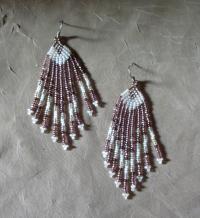 Beaded Fringe Earrings