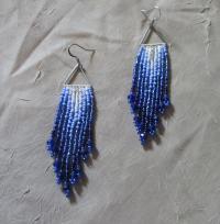 Beaded Fringe Earrings