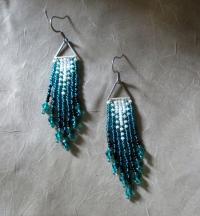 Beaded Fringe Earrings