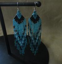 Beaded Fringe Earrings