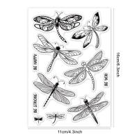 Dragonfly Stamps - Silicone Cling Stamp - Texture Emossing Stamp