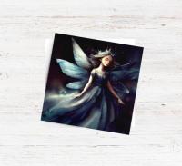 Fairy Cards, Large Note Card, Invites, Birthday, Gift Card