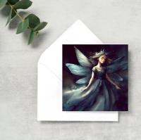 Fairy Cards, Large Note Card, Invites, Birthday, Gift Card