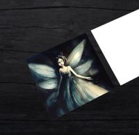 Fairy Cards, Large Note Card, Invites, Birthday, Gift Card