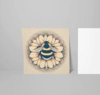 Bumble Bee Cards, Large Note Card, Invites, Birthday, Money Card