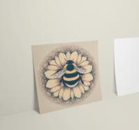 Bumble Bee Cards, Large Note Card, Invites, Birthday, Money Card