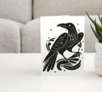 Raven - Large Cards, Notecards, Birthday, Invites