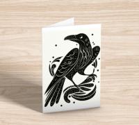 Raven - Large Cards, Notecards, Birthday, Invites