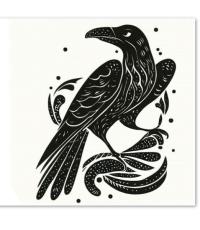 Raven - Large Cards, Notecards, Birthday, Invites