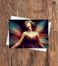 Fairy Cards, Large Note Card, Invites, Birthday, Money Card