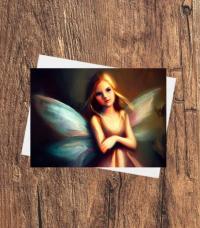 Fairy Cards, Large Note Card, Invites, Birthday, Gift Card