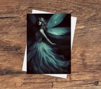 Fairy Cards, Large Note Card, Invites, Birthday, Gift Card