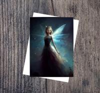 Fairy Cards, Large Note Card, Invites, Birthday, Gift Card