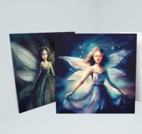 Fairy Greeting Cards, Set of 4 Designs, Bulk Pack of Cards