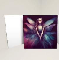 Fairy Cards, Large Note Card, Invites, Birthday, Gift Card